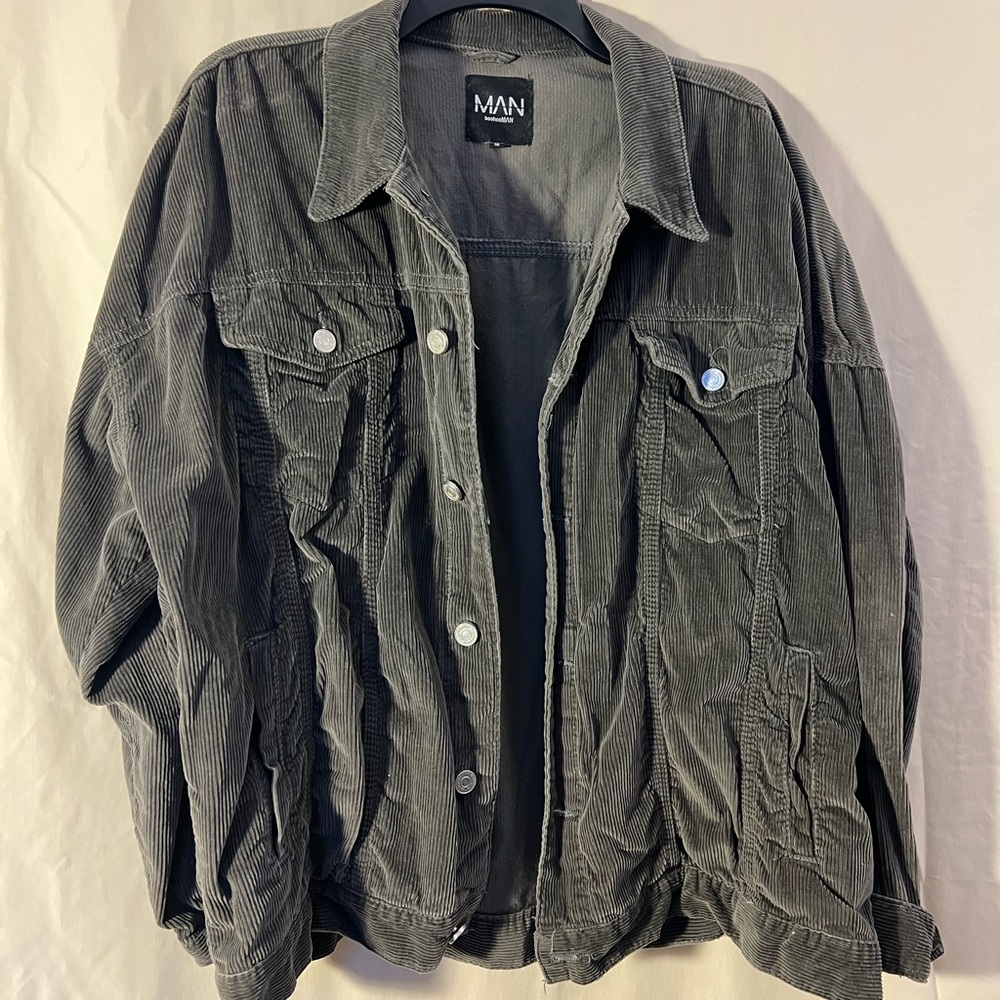 Gray corduroy jacket size S/M